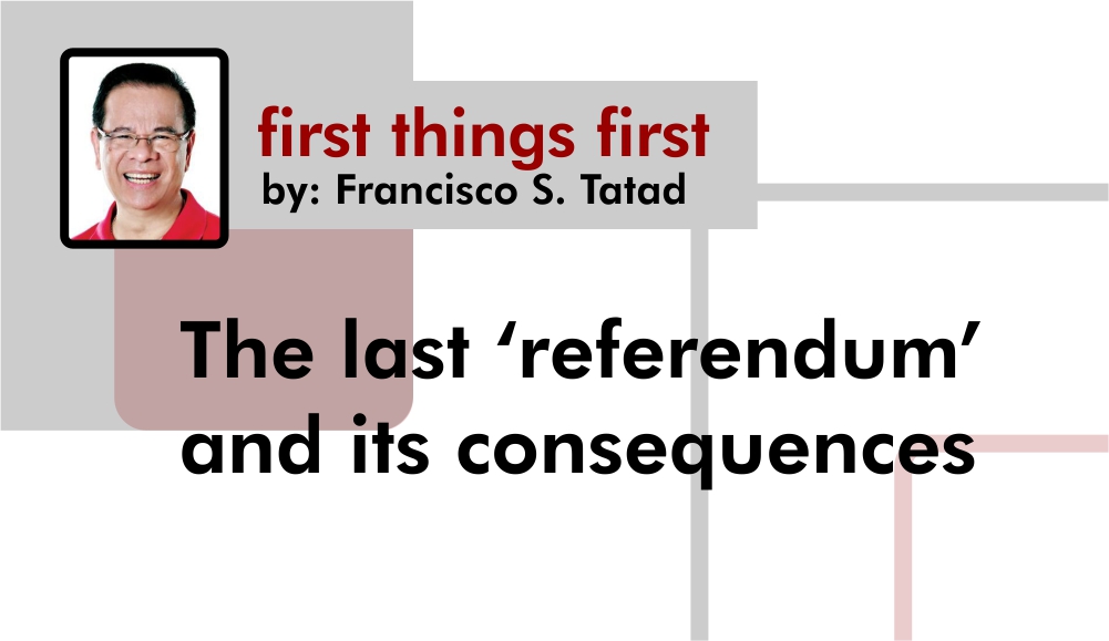 The last ‘referendum’ and its consequences