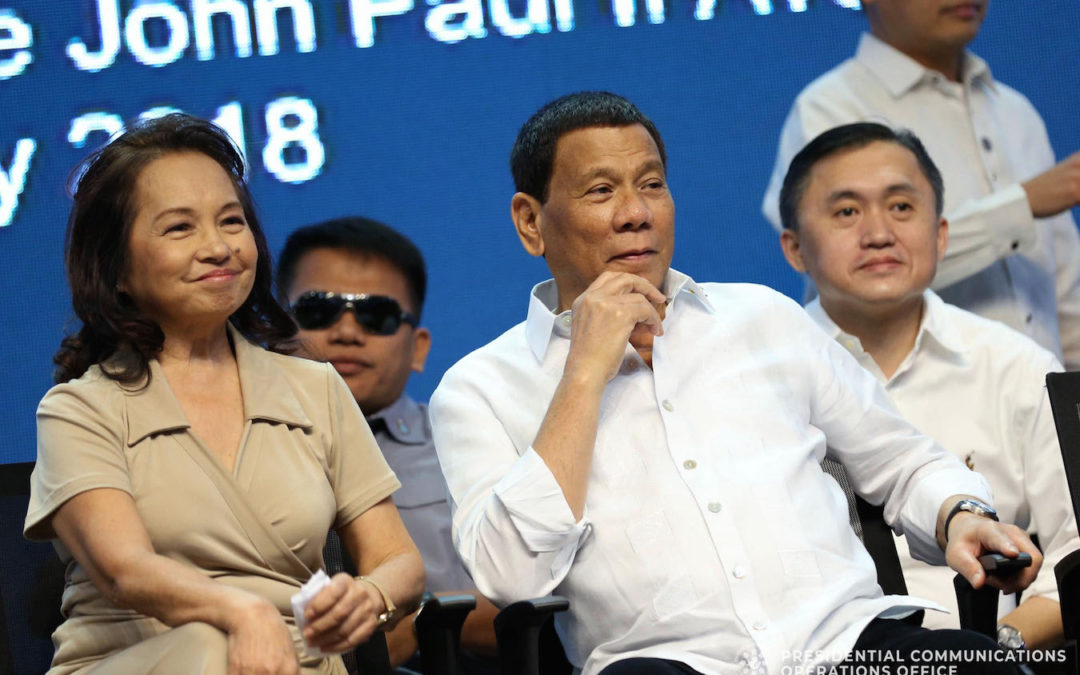 Duterte toasts Arroyo; outgoing speaker thanks President for enabling acquittal in plunder case