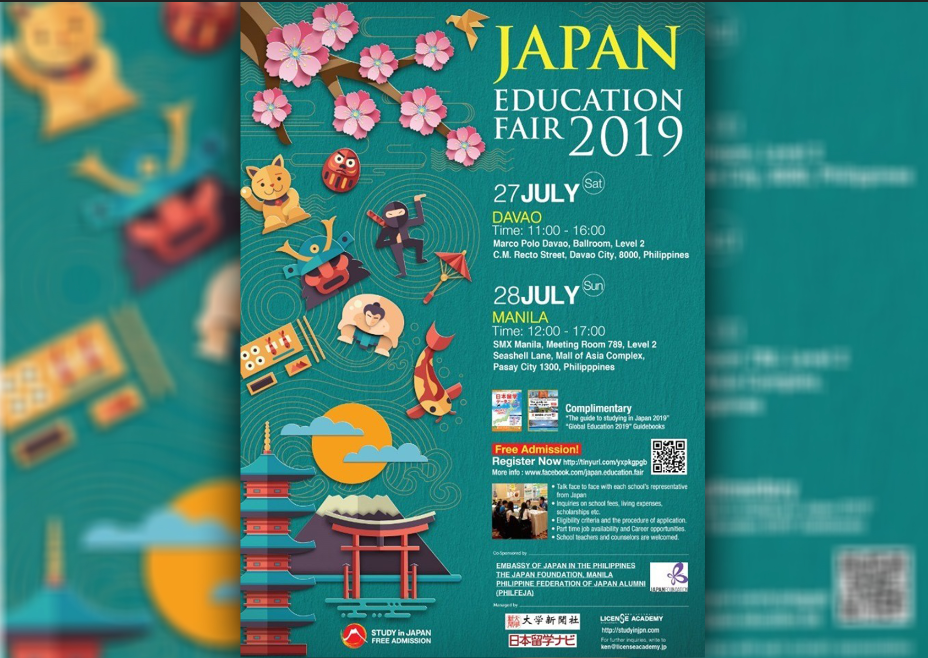 Japan Education Fair 2019 slated this month in Davao, Pasay