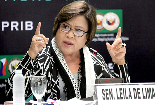 De Lima hits Duterte’s ‘shoot them dead’ order: ‘It is obvious who is intimidated’