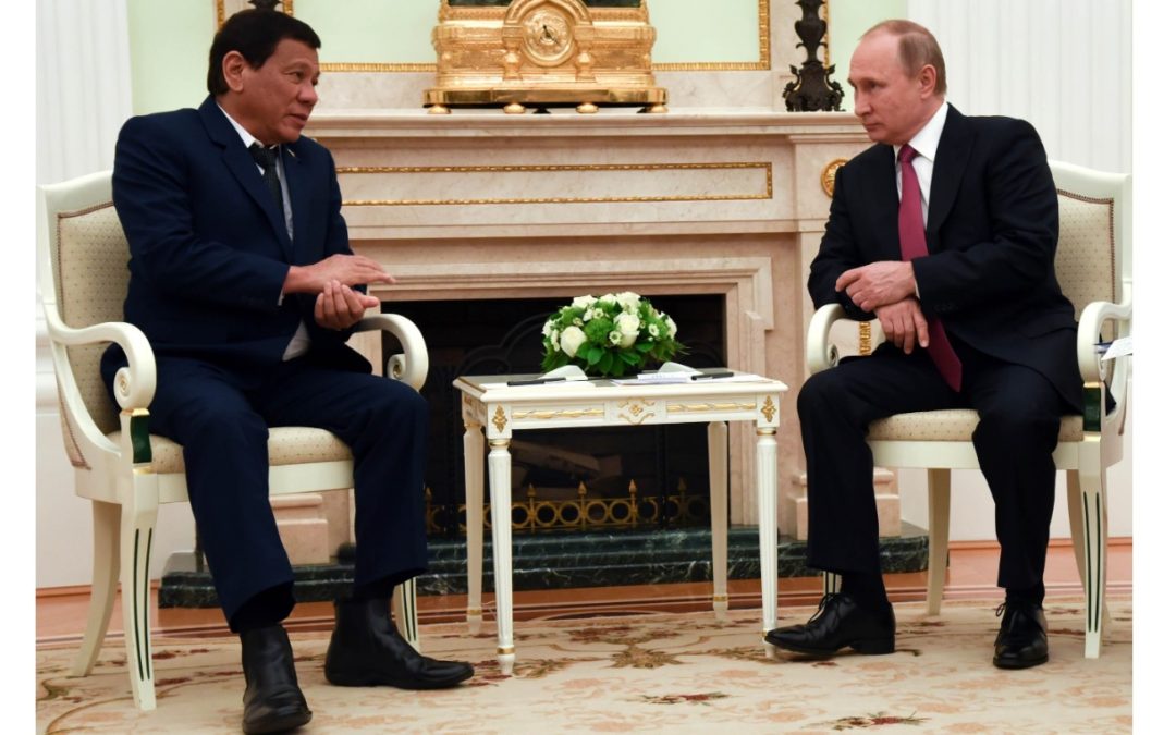 Duterte brings precious gifts to repay Putin’s token donation