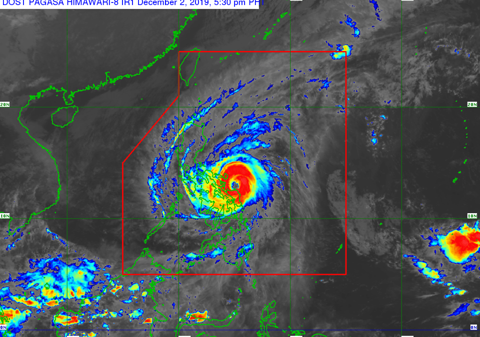 Several provinces all set for Tisoy landfall