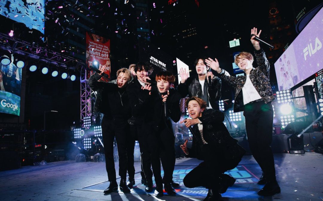 BTS rocks Times Square to welcome the New Year