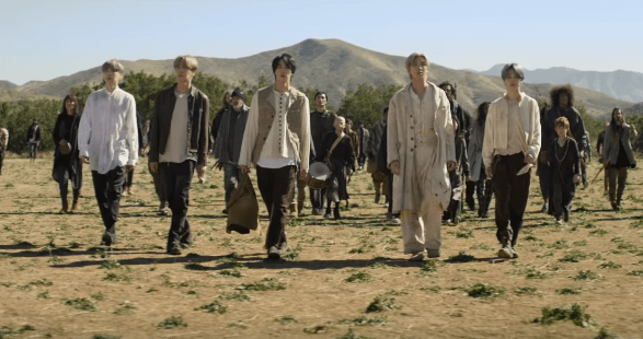 BTS lives in a dystopian world for the cinematic music video for ‘ON’