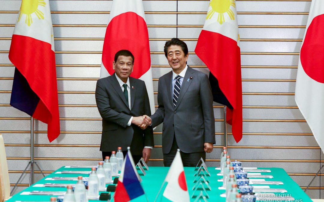 Duterte applauds Japanese PM Abe for fostering PH-Japan ties