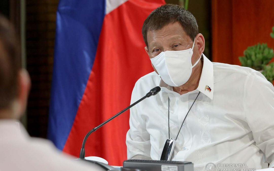 Duterte wants mask-wearing policy violators detained for 9 hours