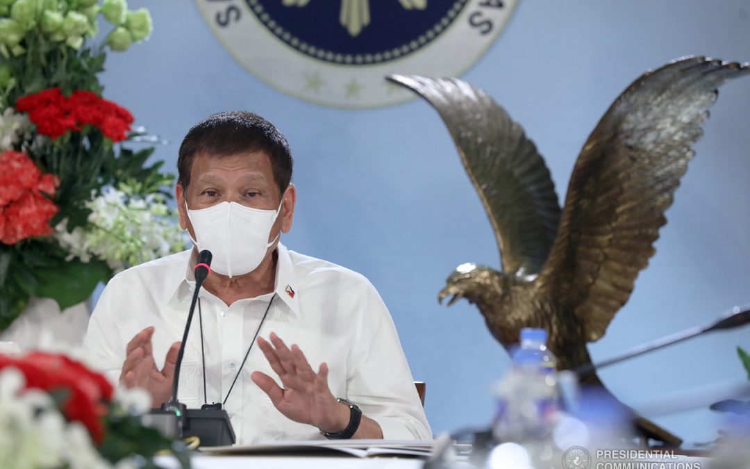 Duterte pays tribute to frontliners on Day of Valor, misses rites