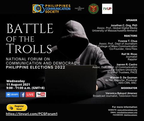 ‘Battle of the Trolls’ webinar kickstarts Nat’l Forum on Communication and Democracy