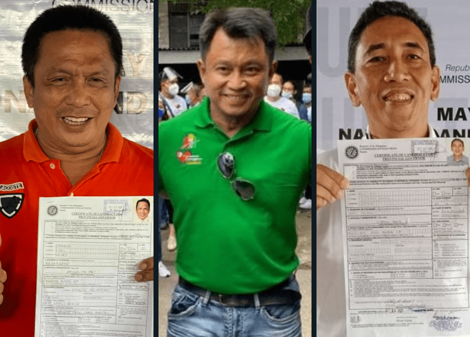 Three-way race for Negros Oriental’s top post set