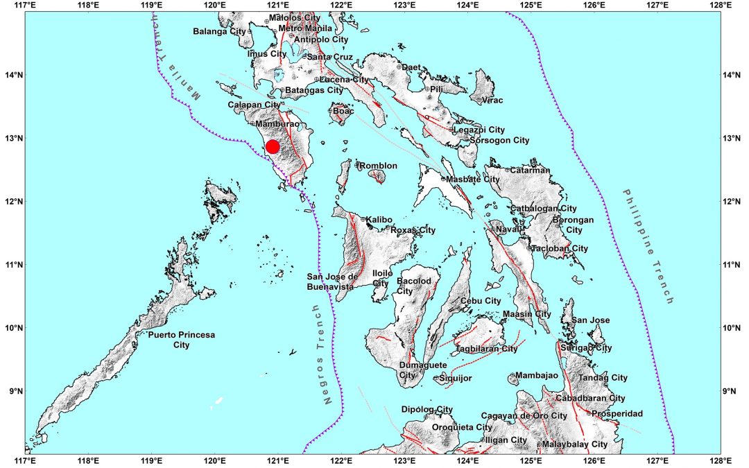 Occidental Mindoro rocked by 5.1 magnitude quake