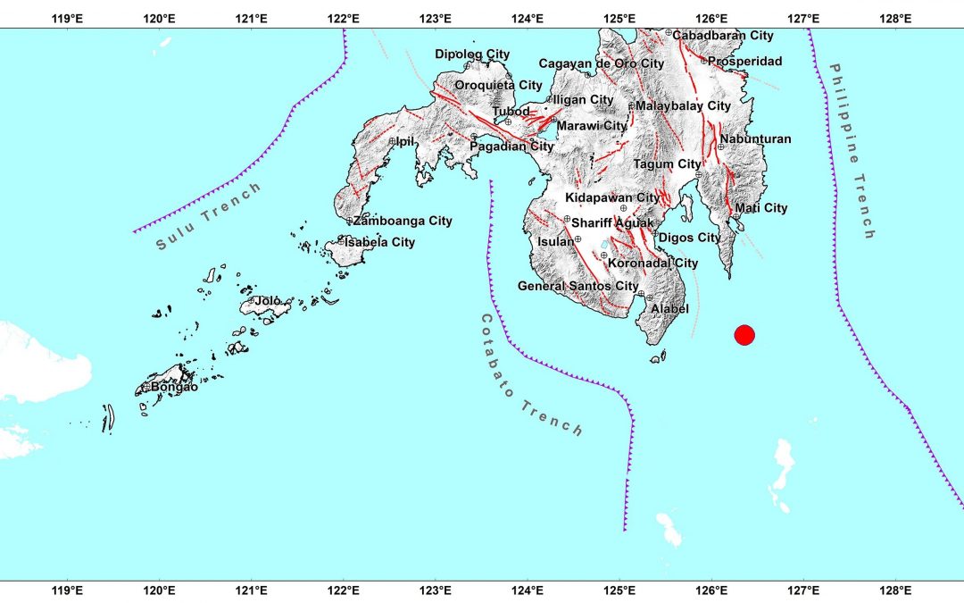 Magnitude 5.3 quake jolts Davao Occidental