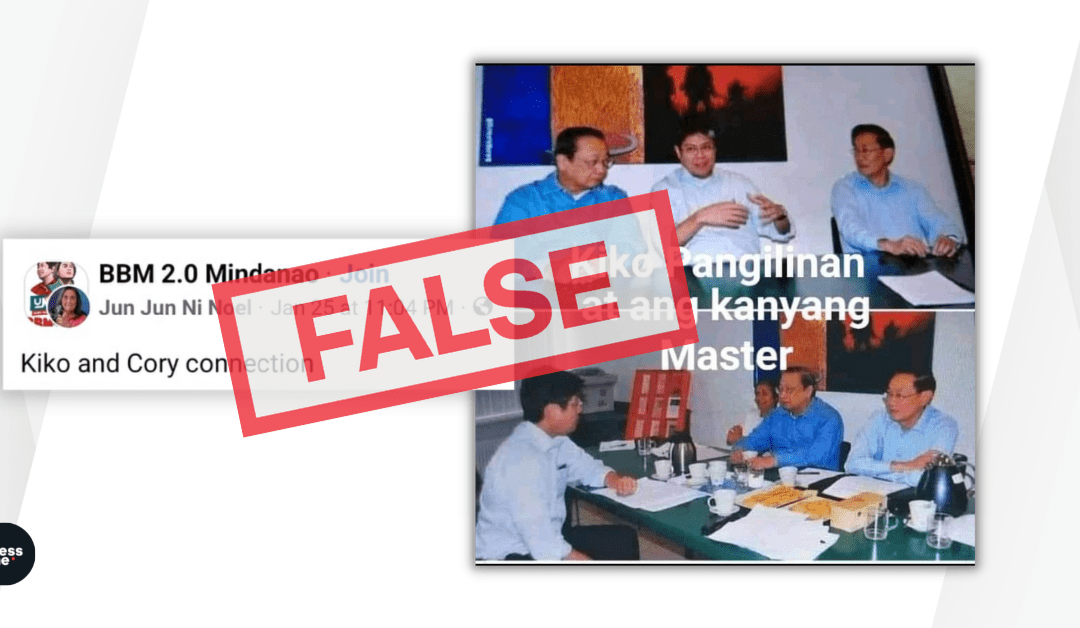 FACT CHECK: Joma Sison is not Kiko Pangilinan’s ‘master’