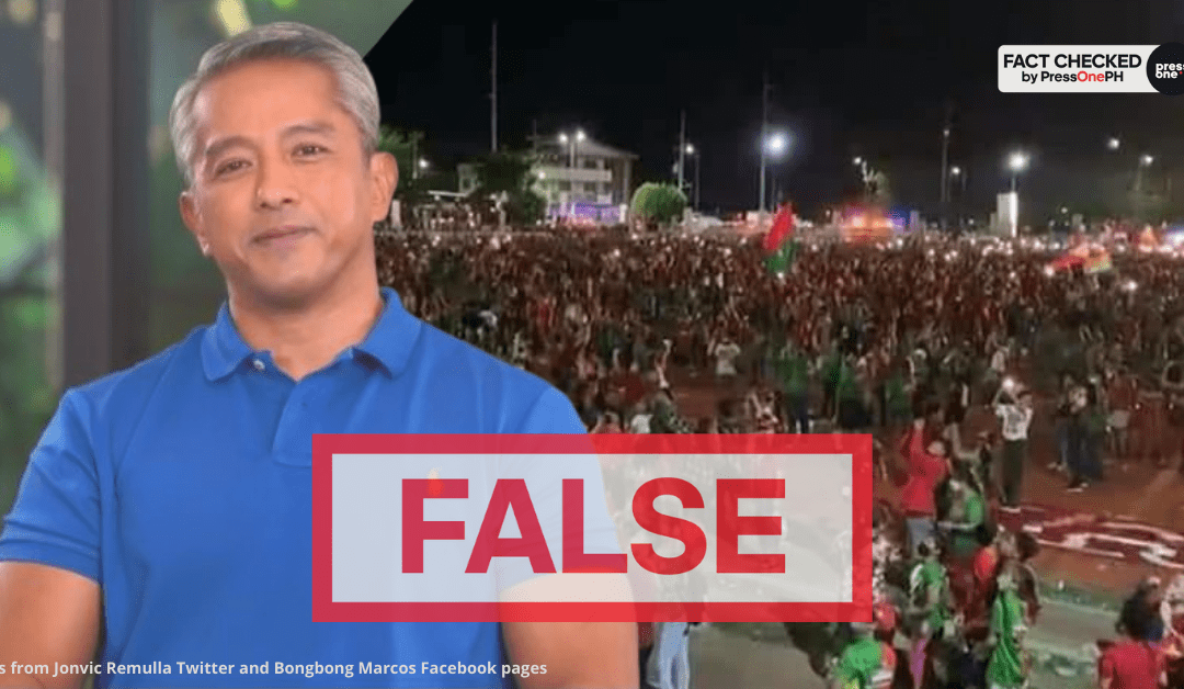 FACT-CHECK:  Cavite governor claims UniTeam rally in Gen. Trias drew at least 140,000 people