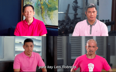 PBA legends express support to Robredo