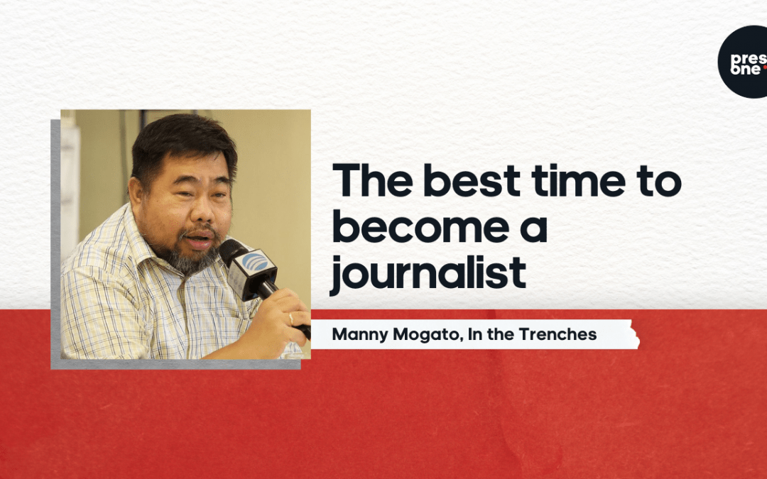 The best time to become a journalist