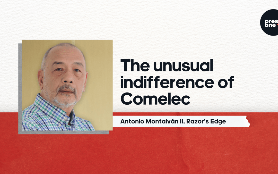 The unusual indifference of Comelec