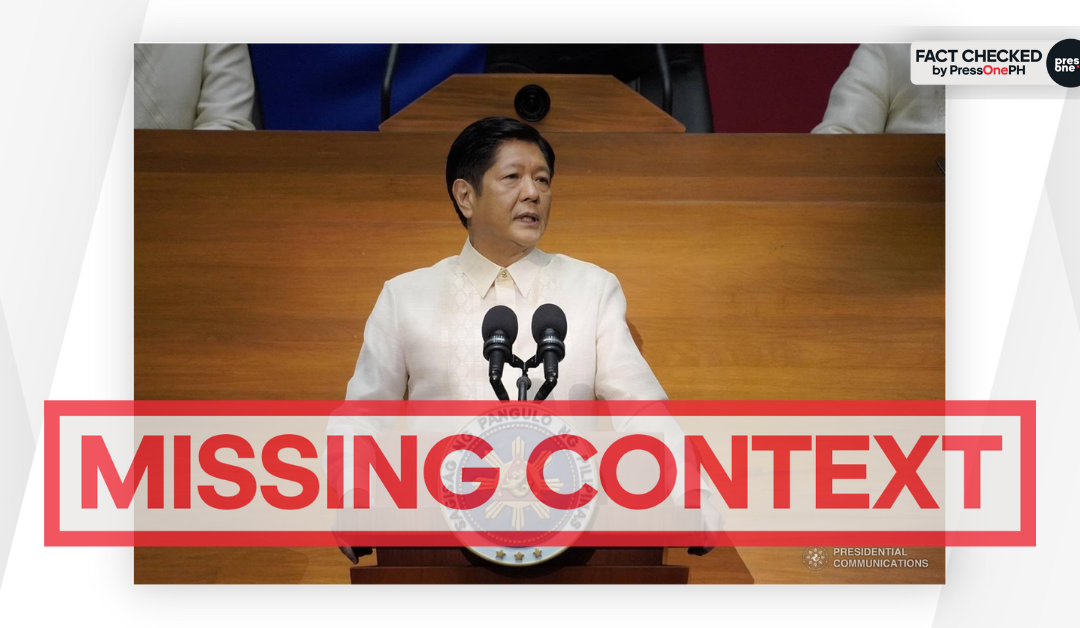 FACT-CHECK: Marcos Jr. conflates senior high with tertiary education