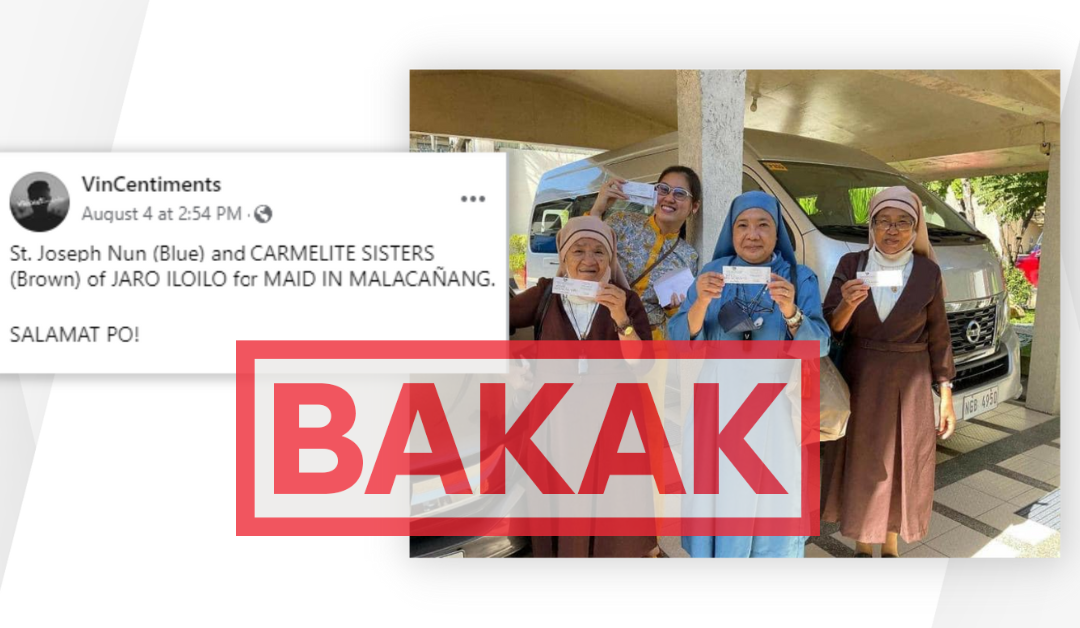 FACT-CHECK: Ang mga madre nga Carmelite sa Jaro, Iloilo wala mitan-aw sa ‘Maid in Malacañang’