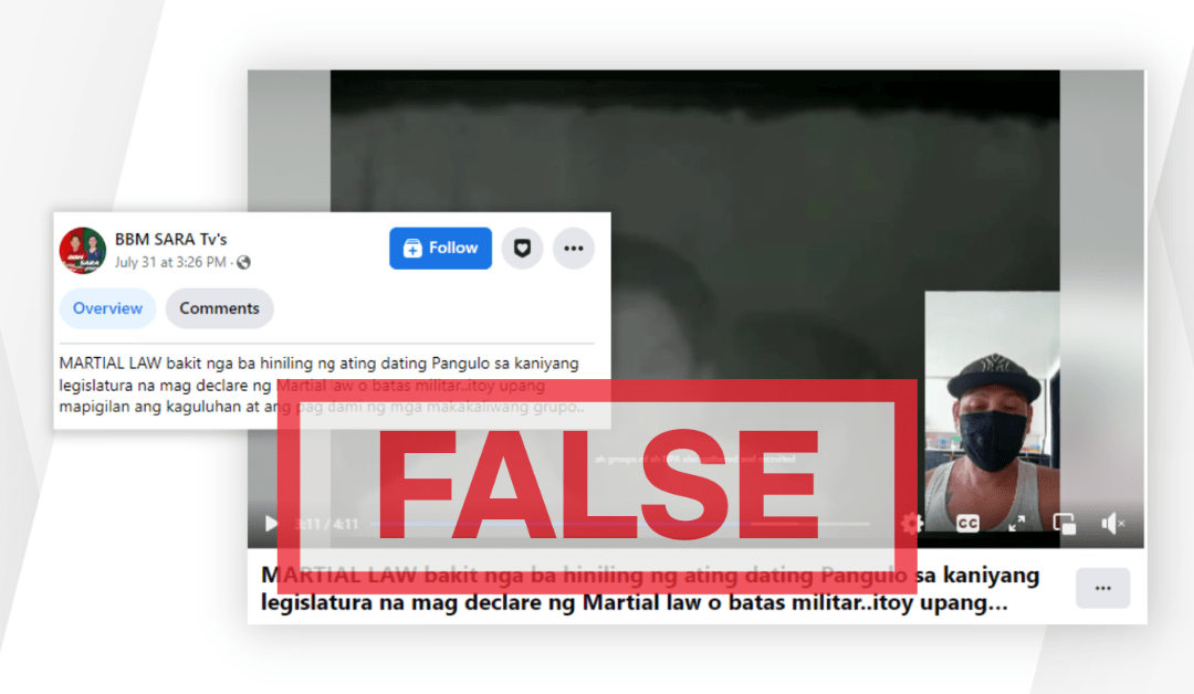 FACT-CHECK: Marcos declared Martial Law to thwart communist takeover