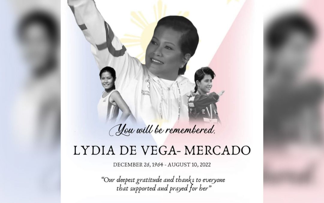 Sprint legend Lydia de Vega succumbs to cancer