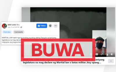 FACT-CHECK: Marcos nagdeklara han Martial Law para maundang an paghinika-kontrol han mga kumunista