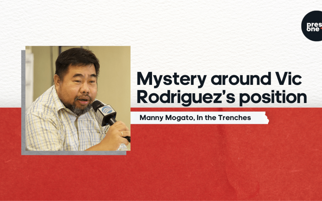 Mystery around Vic Rodriguez’s position