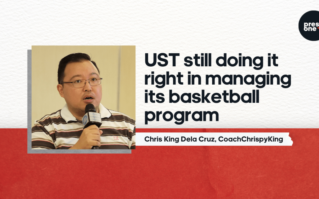 UST still doing it right in managing its basketball program