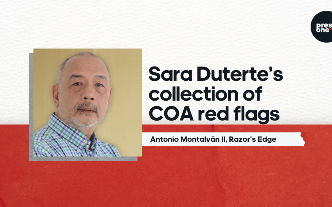 Sara Duterte’s collection of COA red flags