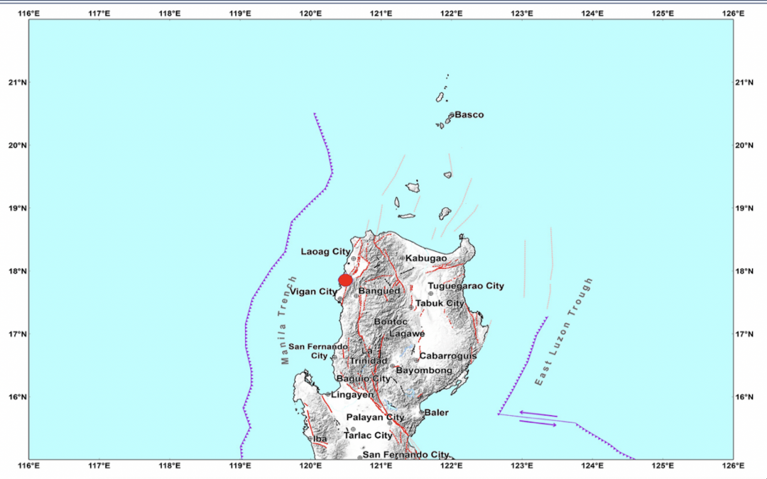 Magnitude 4.9 quake rocks Ilocos Sur