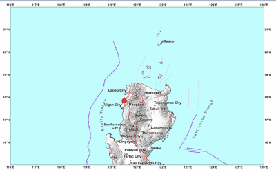 Magnitude 4.9 quake rocks Ilocos Sur
