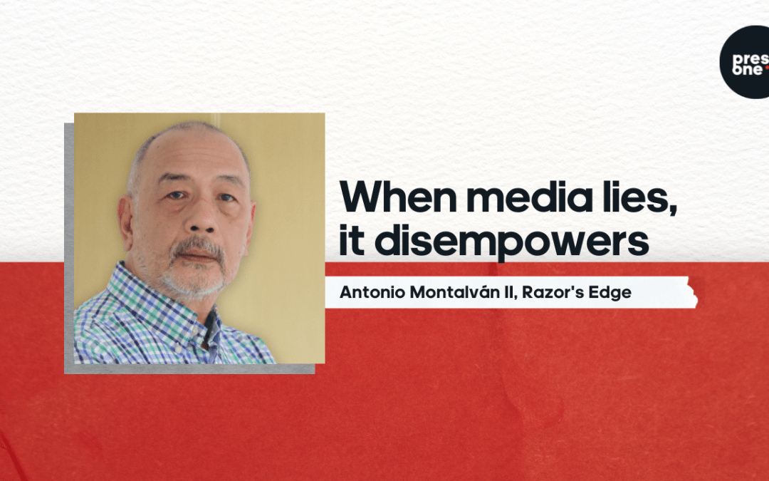 When media lies, it disempowers