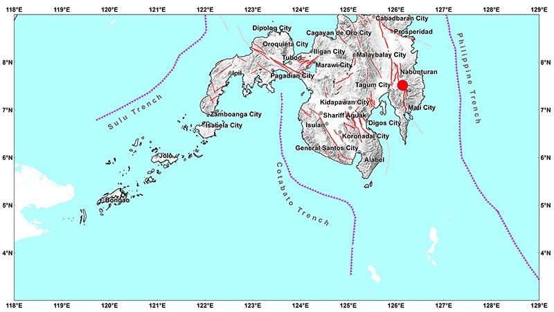 16 injured due to magnitude 6 quake in Mindanao