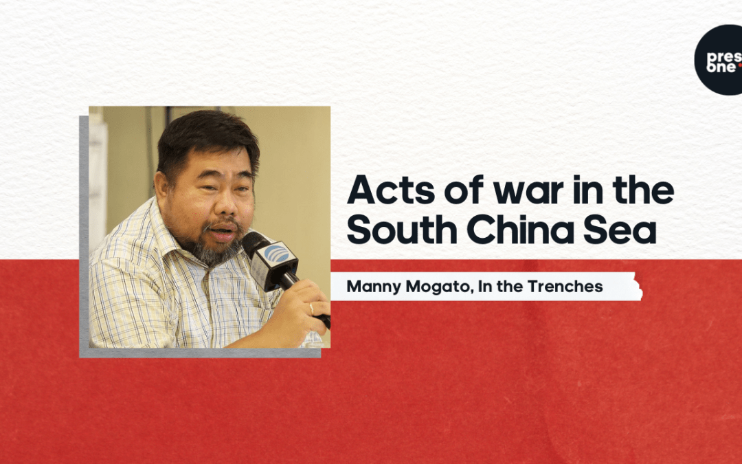 Acts of war in the South China Sea