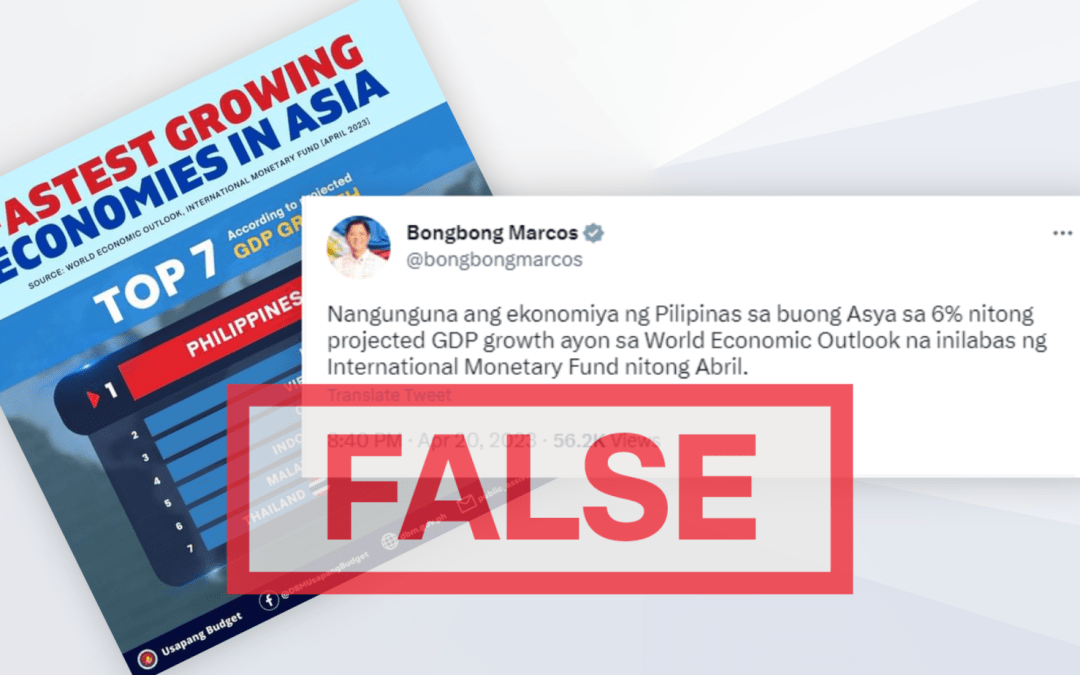 FACT-CHECK: PH not fastest-growing economy in Asia according to IMF report