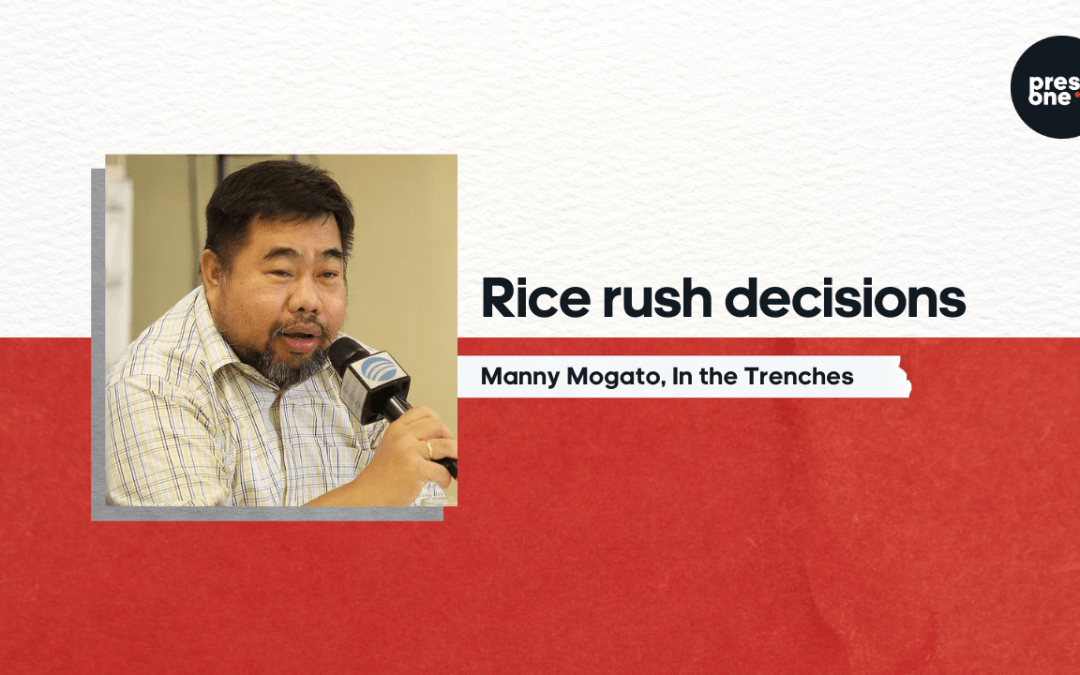 Rice rush decisions