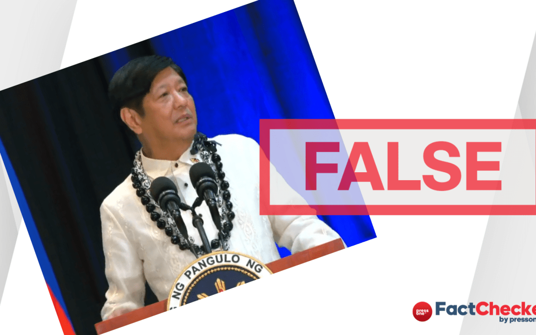FACT-CHECK: Marcos Jr. falsely claims family went on exile to Hawaii ‘empty-handed’