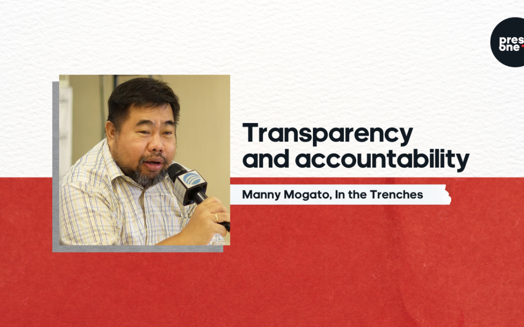 Transparency and accountability