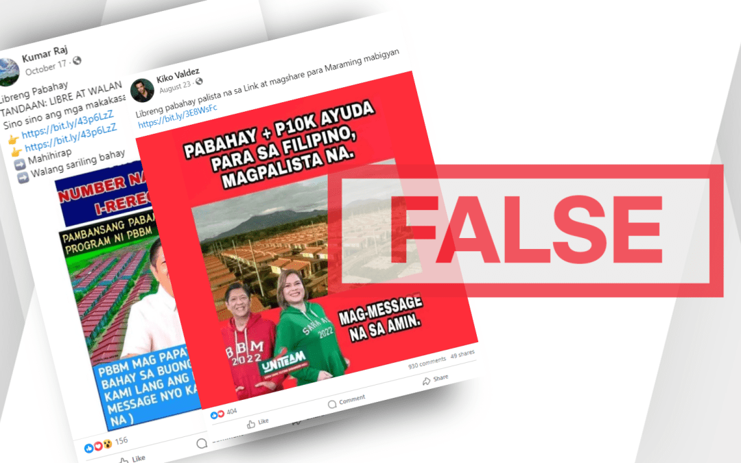 FACT-CHECK: Facebook group spreads fake online registration for housing programs
