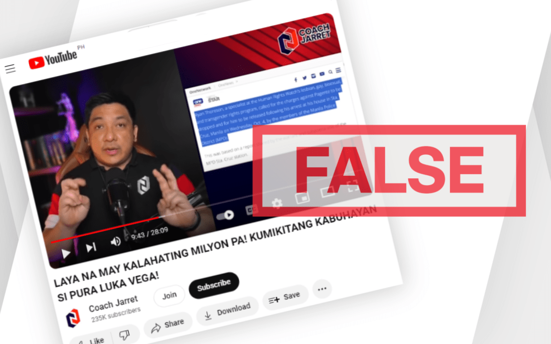 FACT-CHECK: Human Rights Watch does not support the CPP-NPA