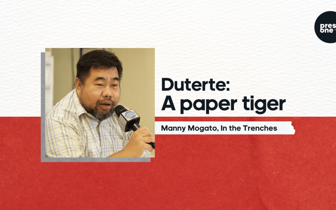 Duterte: A paper tiger