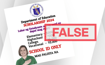 FACT-CHECK: Fake DepEd scholarship announcement spreads