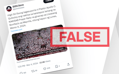 FACT-CHECK: Liwasang Bonifacio cannot hold 50,000 people