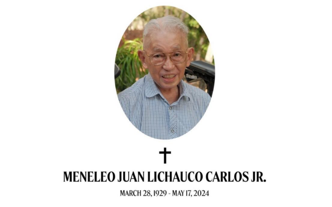 Meneleo Carlos Jr. dies at 95